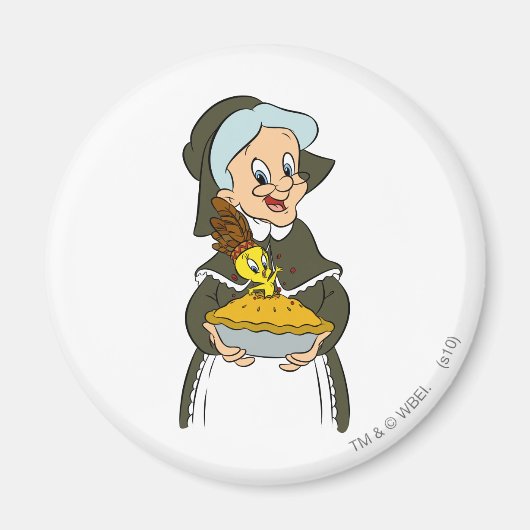 Granny en TWEETY™ Pie Magneet (Voorkant)