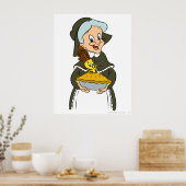 Granny en TWEETY™ Pie Poster (Keuken)