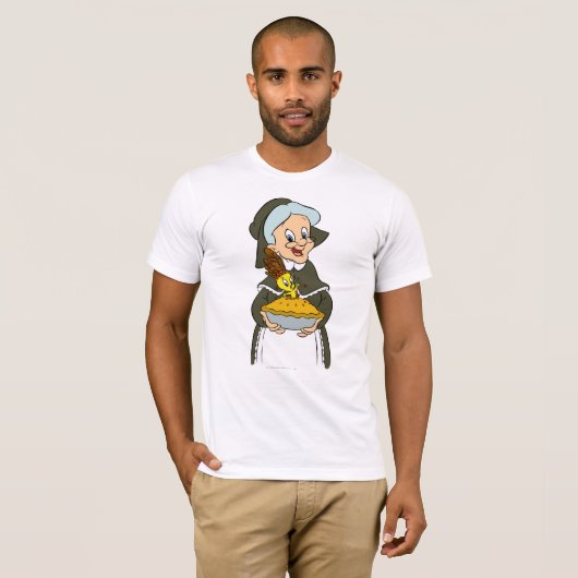 Granny en TWEETY™ Pie T-shirt (Voorkant volledig)