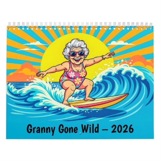 Granny Gone Wild – 2026 Retirement Adventure Calen Kalender (Hoes)