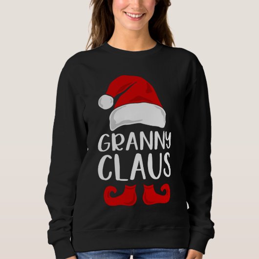 Granny/Grandma Claus/Kerstmis Trui (Voorkant)