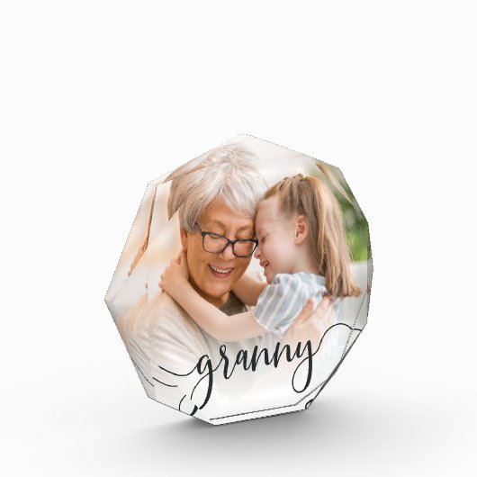 Granny | Grandma Script Overlay Fotoblokken (Links)
