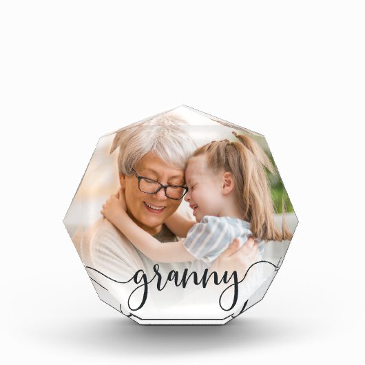 Granny | Grandma Script Overlay Fotoblokken (Voorkant)