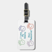 Granny Hands Bagagelabel (Voorkant verticaal)