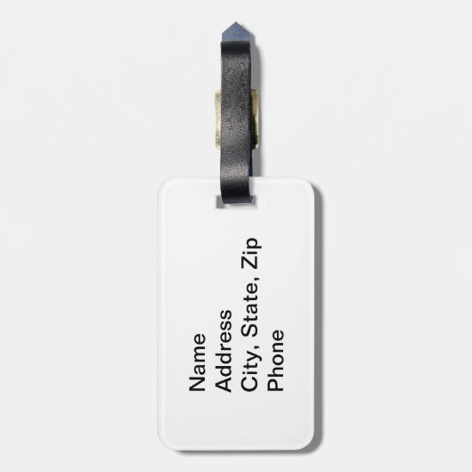 Granny Hands Bagagelabel (Achterkant verticaal)