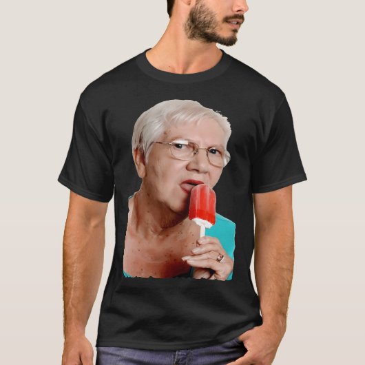 Granny Ice Lolly T-shirt (Voorkant)