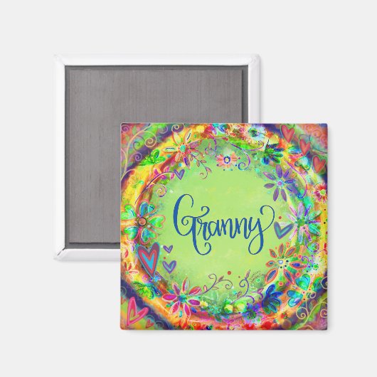 "Granny"-inspiratiebron Magnet (Voorkant / Achterkant)