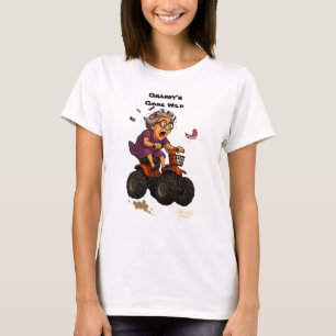 Granny is wild geworden t-shirt