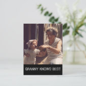 Granny kent best briefkaart (Staand voorkant)