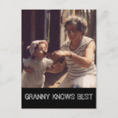Granny kent best briefkaart (Voorkant)
