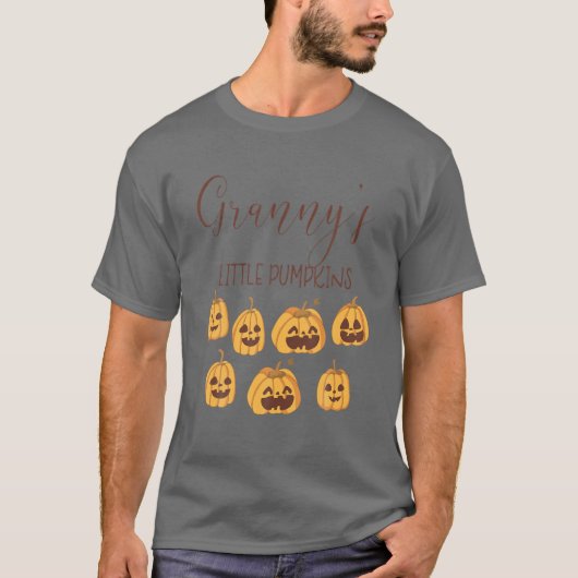 Granny Little Pumpkins - Funny Pumpkin T-shirt (Voorkant)