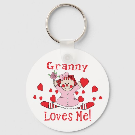 Granny Love is me Rag Doll Sleutelhanger (Voorkant)