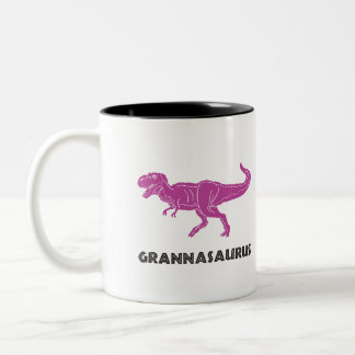 Granny Nanna, Nana Grandma T-rex roze mok