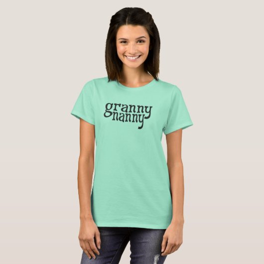 Granny Nanny T-shirt (Voorkant volledig)