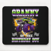 Granny Of The Birthday Boy Monster Truck Birthday  Muismat (Voorkant)