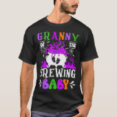 Granny Of The Brewing Baby Grandma To Be Halloween T-shirt (Voorkant)