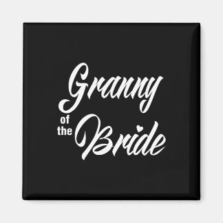 Granny of the Bride Wedding Party Matching Bridal Magneet