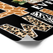 Granny Of The Four Ever Wild Safari 4th Birthday B Poster (Hoek)