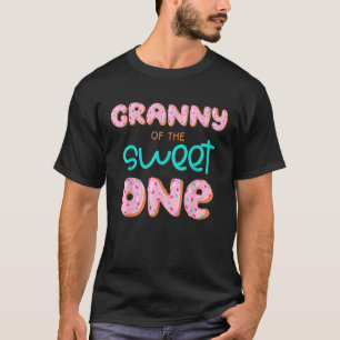 Granny of the Sweet One eerste verjaardag bijpasse T-shirt