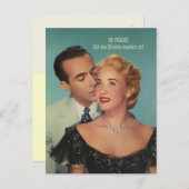 Granny Panties ~ Briefkaart/uitnodigingen Briefkaart (Voorkant / Achterkant)