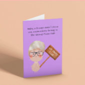 Granny Pants Funny Birthday Kaart