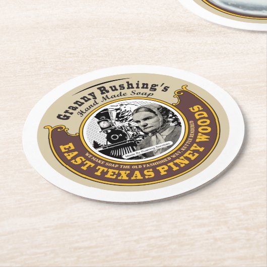 GRANNY RUSHINGS ROUND ONDERZETTER (Gebogen)