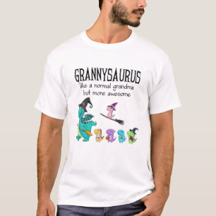 Granny Saurus als een normale grootmoeder - Dinosa T-shirt
