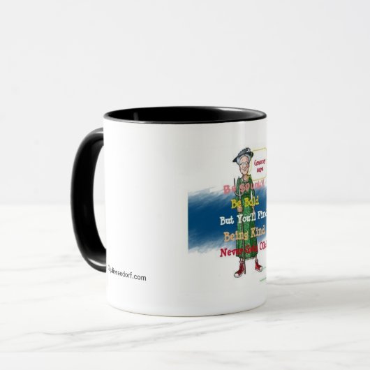 Granny Says "Be Kind" Mok (Voorkant links)