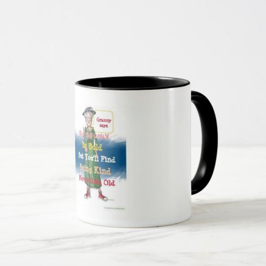 Granny Says "Be Kind" Mok (Voorkant rechts)