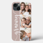Granny Script Grandma Photo Collage Case-Mate iPhone Case (Achterkant)
