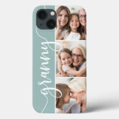 Granny Script Grandma Photo Collage Case-Mate iPhone Case (Achterkant)