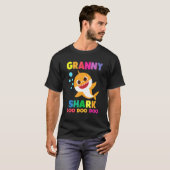 Granny Shark Cute Baby Shark Family Matching T-shirt (Voorkant volledig)