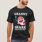 Granny Shark, Funny Moederdag Gift T-shirt (Voorkant)
