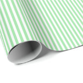 Granny Smith Appel Groen & Witte Strepen Cadeaupapier (Rol Hoek)