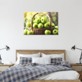 Granny Smith appels Canvas Afdruk (Insitu (Slaapkamer))