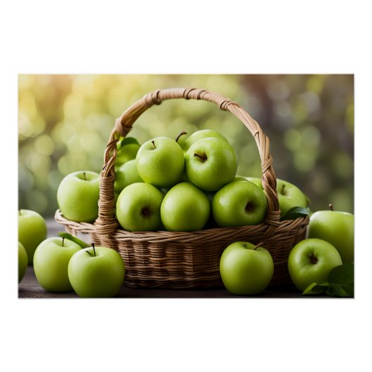 Granny Smith Appels Perfect Poster (Voorkant)
