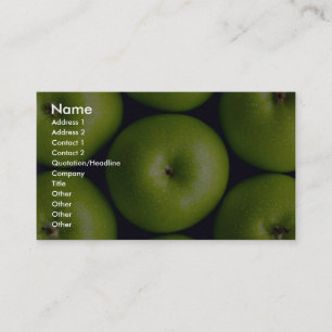 Granny Smith appels Visitekaartje