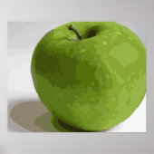Granny Smith Green Apple Afbeelding Poster (Voorkant)