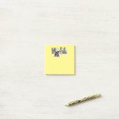 Granny Spitting! Gele notitieblokken Post-it® Notes (Op bureau)