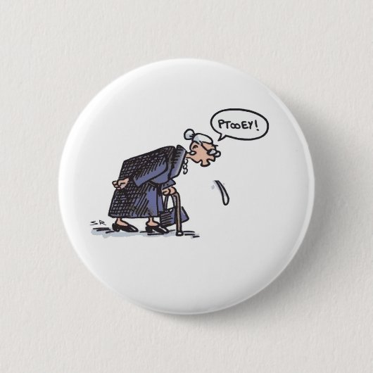 Granny Spitting-knop Ronde Button 5,7 Cm (Voorkant)