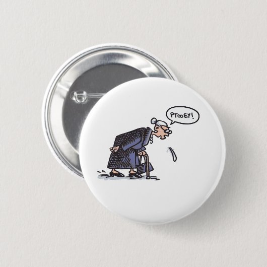 Granny Spitting-knop Ronde Button 5,7 Cm (Voorkant /achterkant)