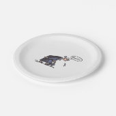 Granny Spitting paper borden Papieren Bordje (Gekanteld)