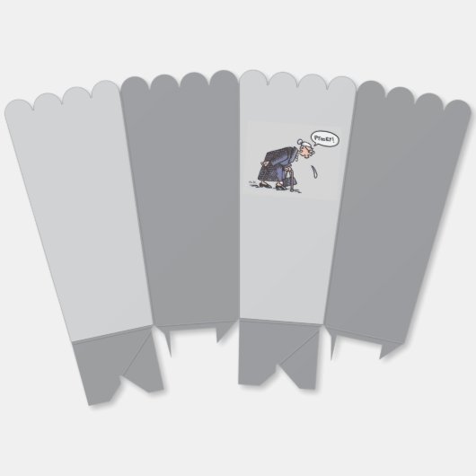 Granny Spitting popcorn dozen Bedankdoosjes (Ongevouwen)