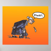 Granny Spitting! waarde mat poster (Voorkant)