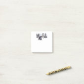 Granny Spitting! witte notitie pads Post-it® Notes (Op bureau)