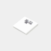 Granny Spitting! witte notitie pads Post-it® Notes (Schuin)