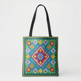 Granny Square Bloomers Tote Bag