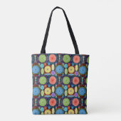 Granny Square Crochet Small Tote Bag (Achterkant)