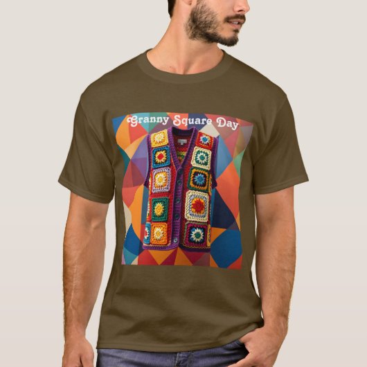 Granny Square Day T-shirt (Voorkant)