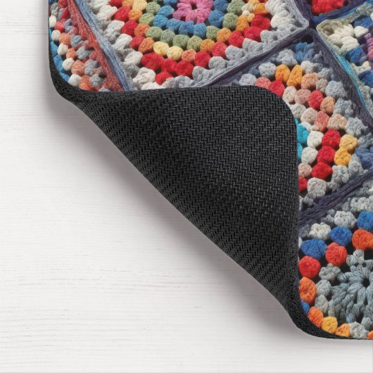 Granny Square gehaakte quilt Muismat (Hoek)